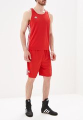 Форма для занять боксом Base Punch New шорти + майка ADIDAS ADIBTT02/ADIBTS02 (червона) - XL