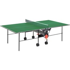 Тенісний стіл Garlando Training Indoor 16 mm Green (C-112I) + БЕЗКОШТОВНА ДОСТАВКА