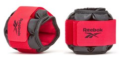 Обважнювачі для щиколотки/зап'ястя Reebok Premium Ankle чорний, червоний Уні 0.5 кг