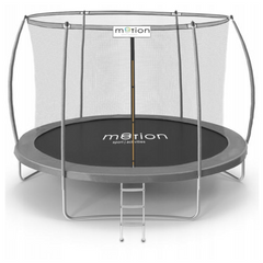 Батут Jumi Motion Sport Line Premium 10ft (305см) з внутрішньою сіткою сірий (5900410870840)