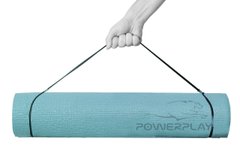 Килимок для йоги та фітнесу PowerPlay 4010 (173*61*0.6) Зелений