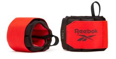 Обважнювачі зап'ястя Reebok Flexlock Wrist Weights чорний, червоний Уні 1.0 кг