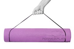 Килимок для йоги та фітнесу PowerPlay 4010 (173*61*0.6) Лавандовий