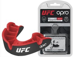 Капа OPRO Silver UFC детская (возраст до 11) Black/Red (ufc.102515001)