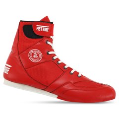 Боксерки кожаные FISTRAGE VL-4172-R-38 (красные)