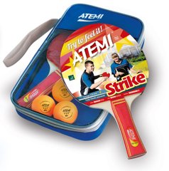Набор для настольно тенниса Atemi Strike 2р+3м+чех (00044011)