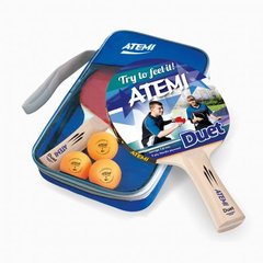Набордля настольного тенниса Atemi DUET (2р+3м+чех)