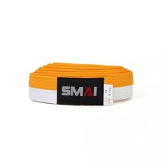 Подвійний пояс для кімоно біло/жовтий SMAI SM B001PMWY 240