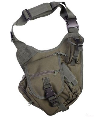 Сумка на плече KOMBAT UK Tactical Shoulder Bag оливковий (kb-tsb-olgr)