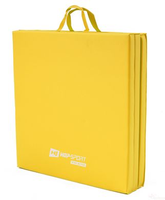 Gymnastics mat Hop-Sport HS-064FM 4cm solid yellow