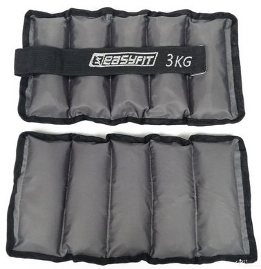 Weights for legs and arms with metal EasyFit Metal 3 kg (pair)