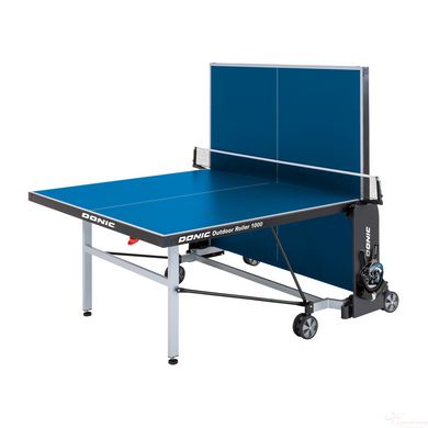 Тенісний стіл Donic Outdoor Roller 1000 синій 230291+ БЕЗКОШТОВНА ДОСТАВКА