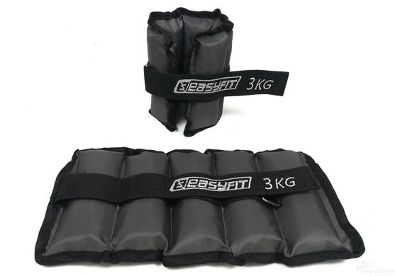 Weights for legs and arms with metal EasyFit Metal 3 kg (pair)