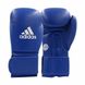 Кожаные боксерские перчатки WAKO ADIDAS ADIWAKOG1 синий - 10 унций