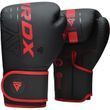 Боксерские перчатки RDX F6 Kara Matte Red 12 унций