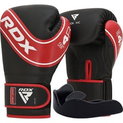 Боксерські рукавиці RDX 4B Robo Kids Red/Black 6 унцій (капа в комплекті)