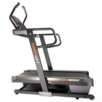 Транспортувальні ролики на міцній сталевій рамі доріжки FitLogic CM1802A