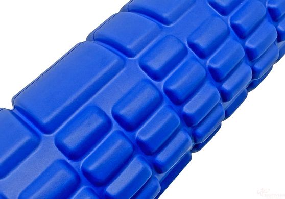 Massage roller EasyFit Grid Roller Mini 30 cm blue