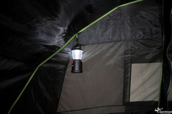 Палатка High Peak Garda 5.0 Light Grey/Dark Grey/Green (11823) + БЕСПЛАТНАЯ ДОСТАВКА