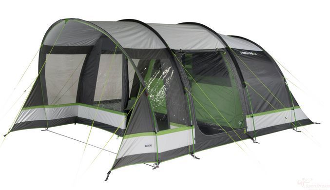 Палатка High Peak Garda 5.0 Light Grey/Dark Grey/Green (11823) + БЕСПЛАТНАЯ ДОСТАВКА