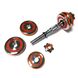 Dumbbells assembled 2 pcs x 7.5 kg with an orange damper HA-DD15 orange