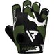 Рукавички для фітнесу RDX F6 Sumblimation Black/Green S, XL