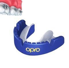 Капа OPRO Self-fit GEN4 Gold Braces Prl Blue/Prl (art.002227006)