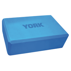 Блок для йоги York Fitness голубой (82080)
