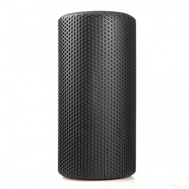 Масажний ролик 7SPORTS гладкий Foam Roller EVA чорний (30х15см.) (RO2-30 BLACK)