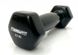 Dumbbell for fitness 0.5 kg EasyFit with vinyl coating black