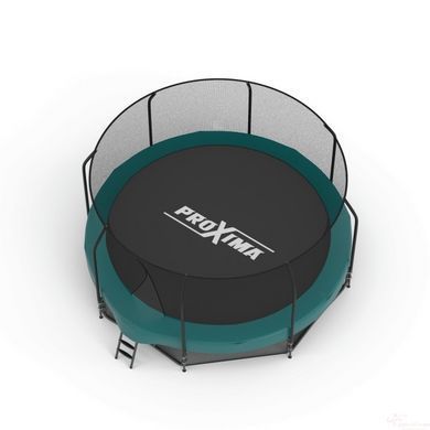 Батут Proxima Premium 366 см (12 ft) з внутрішньою сіткою та драбиною &mdash; Посилена рама + БЕЗКОШТОВНА ДОСТАВКА