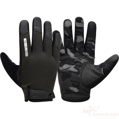 Перчатки для фитнеса RDX T2 Touch Screen Friendly Full Fingerf Black M