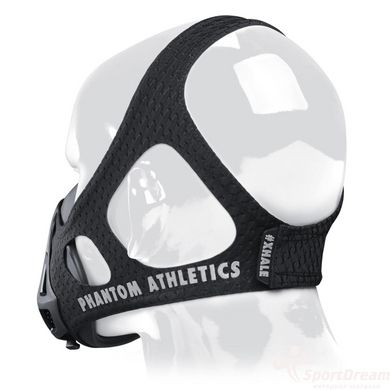 Маска для тренування дихання Phantom Training Mask Black S, S