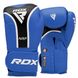 Боксерські рукавиці RDX AURA PLUS T-17 Blue/Black 10 унцій (капа в комплекті)