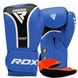 Боксерские перчатки RDX AURA PLUS T-17 Blue/Black 12 унций (капа в комплекте)