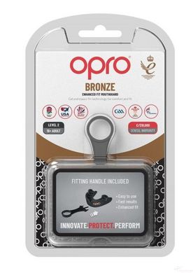 Капа OPRO Bronze доросла (вік 11+) Black (art.102500001)