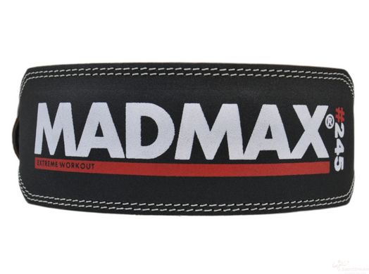 Пояс для важкої атлетики MadMax MFB-245 Full leather шкіряний Black S, S