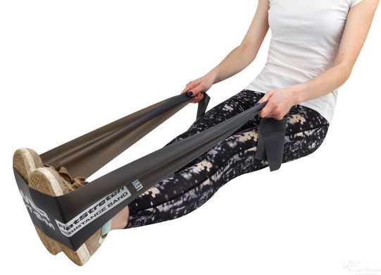 Лента-эспандер Power System PS-4123 Flat Stretch Band Level 3 Black