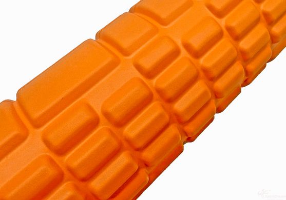 Massage roller EasyFit Grid Roller Mini 30 cm orange