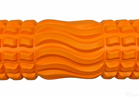 Massage roller EasyFit Wavyspines 33 cm Orange