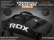 Анатомічно вигнута маківара RDX T1 White/Black для кікбоксингу та Муай-Тай