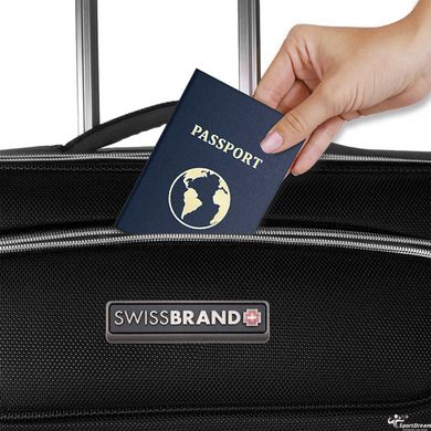 Валіза Swissbrand Austria (S) Black (SWB_LEAUS001S)