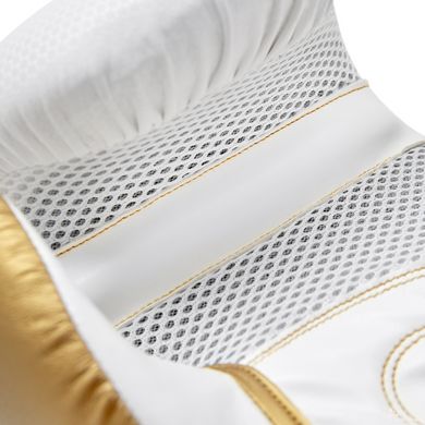 Набір боксерських рукавичок і бинтів Reebok Boxing Gloves & Wraps Set білий, золото Чол 12 унцій