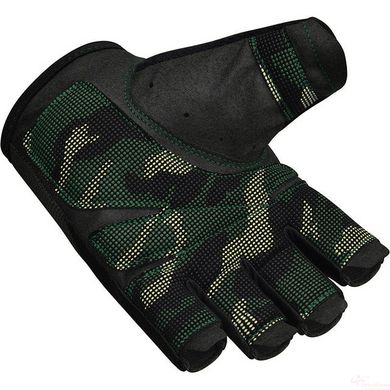 Рукавички для фітнесу RDX T2 Half Army Green S, S