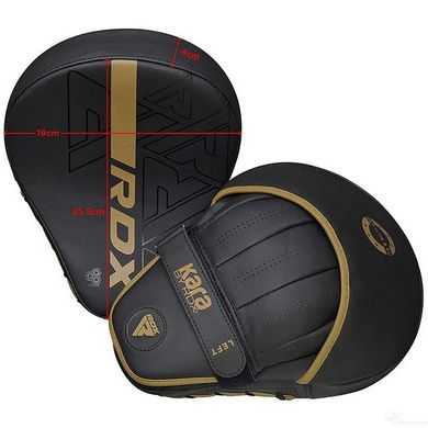 Лапы боксерские RDX F6 KARA Matte Golden