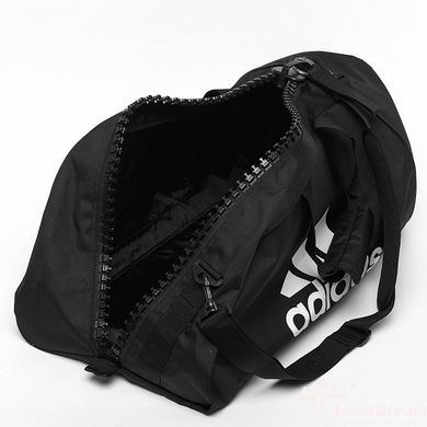 Сумка-рюкзак (2 в 1) із білим логотипом KickBoxing ADIDAS ADIACC052KB чорний M-62х31х31