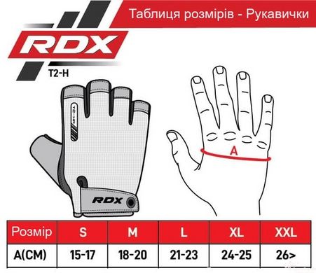 Рукавички для фітнесу RDX T2 Half Army Green S, S