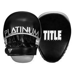 Лапы боксерские TITLE Platinum Prolific Punch Mitts Black/Silver