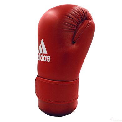 Перчатки полуконтакт Open Hand Semi-Contact Gloves с лицензией WAKO красный ADIDAS WAKOG3 - XS