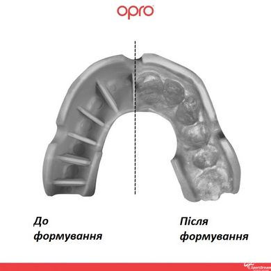 Капа OPRO Silver детская (возраст до 11) Clear (art.102503006)